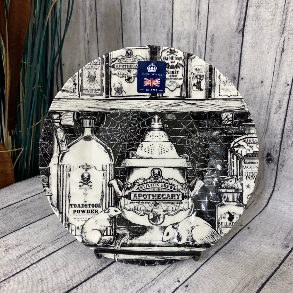 ROYAL WESSEX HALLOWEEN APOTHECARY SIDE/APP PLATE